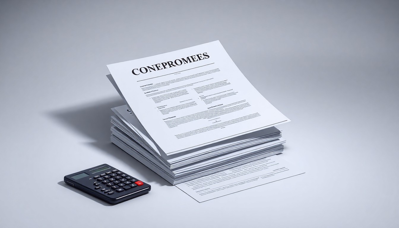 A photorealistic studio still life featuring a stack of official documents, a calculator, and a pen arranged elegantly on a clean, monochromatic background, conceptually representing the financial oversight and scrutiny of a major government-backed economic development project.