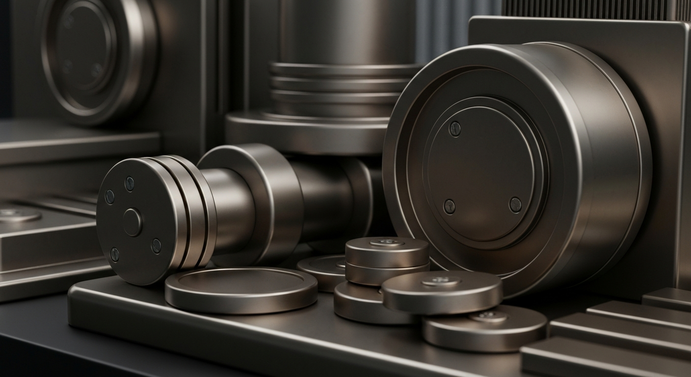 An extreme close-up of gears, levers, and other heavy industrial banking equipment, conveying the physical infrastructure that underpins the financial system.