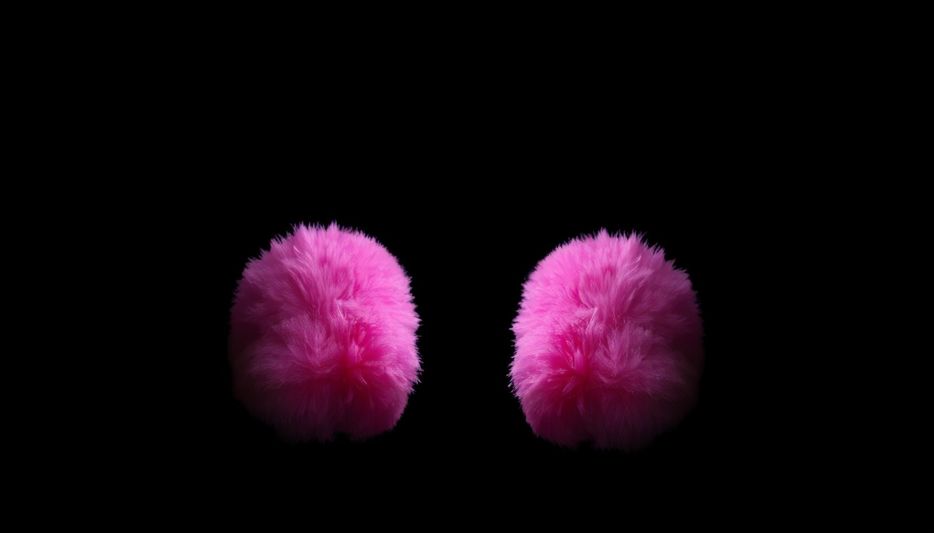 An extreme close-up photograph of a pair of pink slippers against a pitch-black background, lit by a harsh, direct camera flash, conceptually representing the search for a missing person.