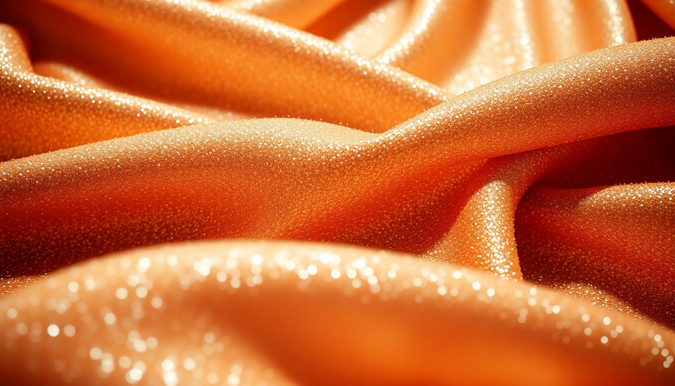 An extreme close-up of a luxurious, shimmering fabric texture in high-contrast studio lighting, conceptually representing the intimate and glamorous nature of Ramy Youssef's stand-up comedy performance.