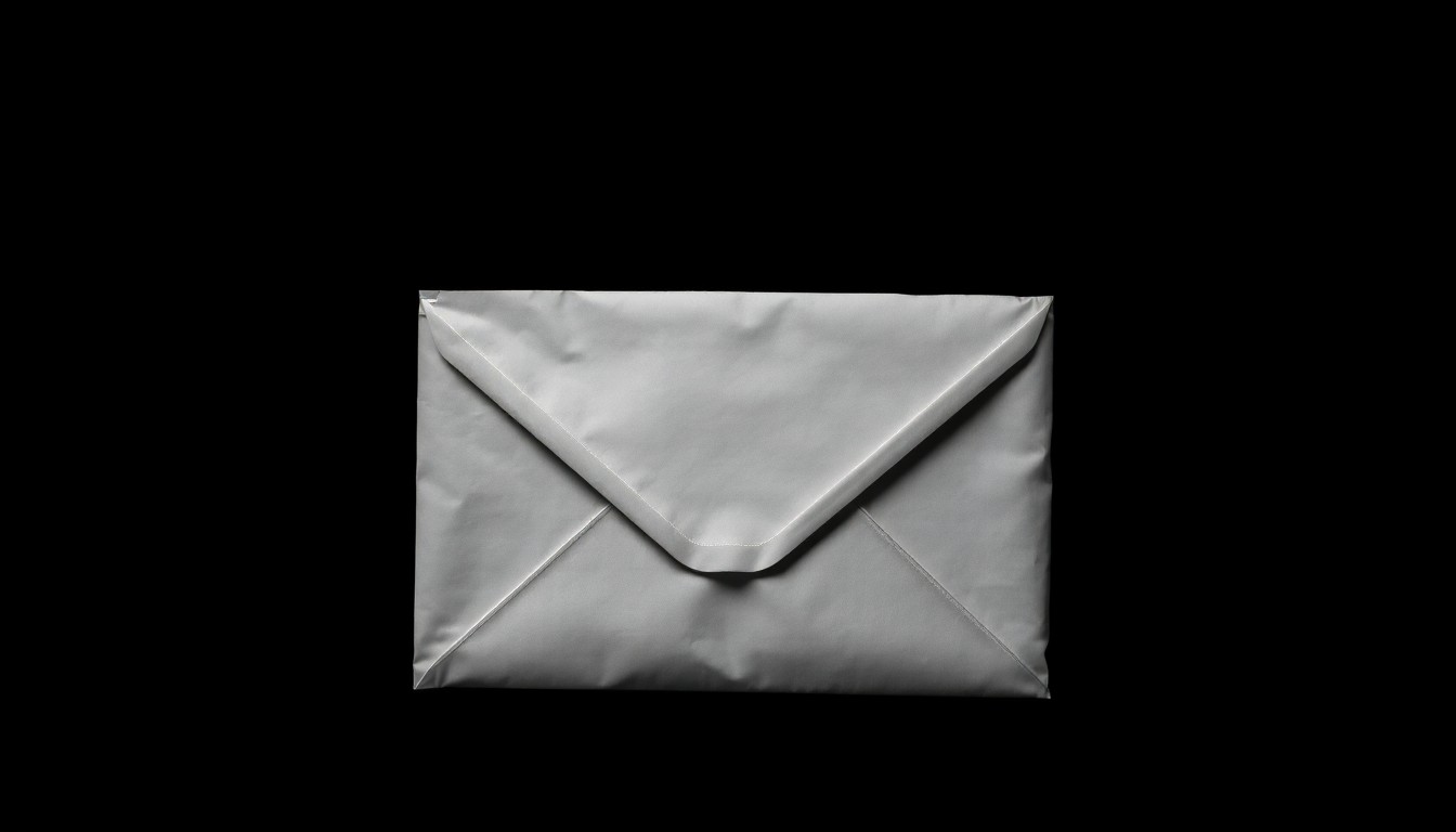 An extreme close-up photograph of a crumpled, empty envelope against a pitch-black background, conceptually representing the loss of critical financial assistance during the pandemic.