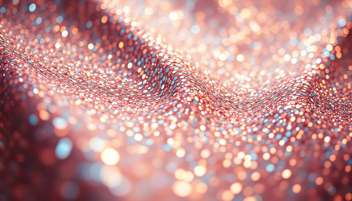 An extreme close-up of shimmering, glittering sequins in dramatic, high-contrast studio lighting, conceptually representing the glamour and emotional resonance of a beloved K-Drama soundtrack.