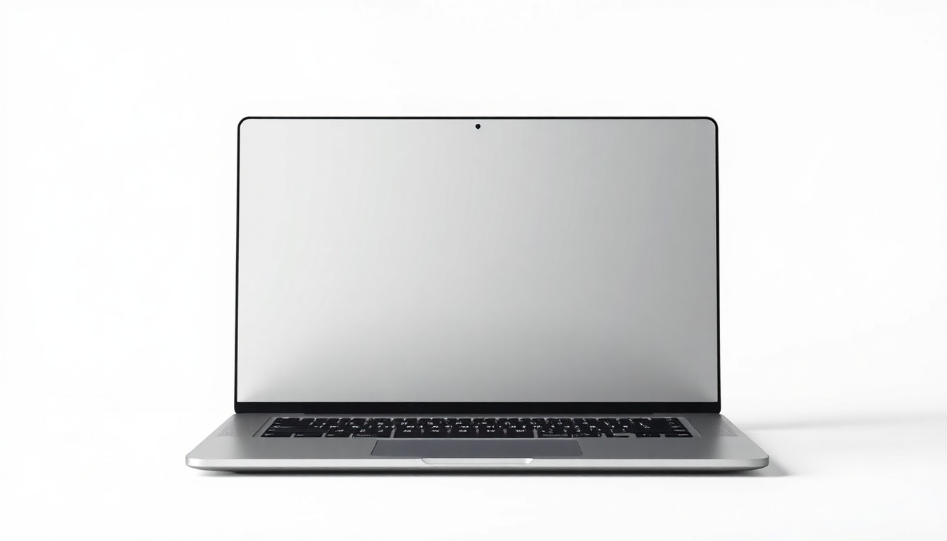 An extreme close-up of a sleek, minimalist laptop or desktop computer with clean lines and a matte grey finish, conceptually representing the importance of maintaining and troubleshooting online education technology.