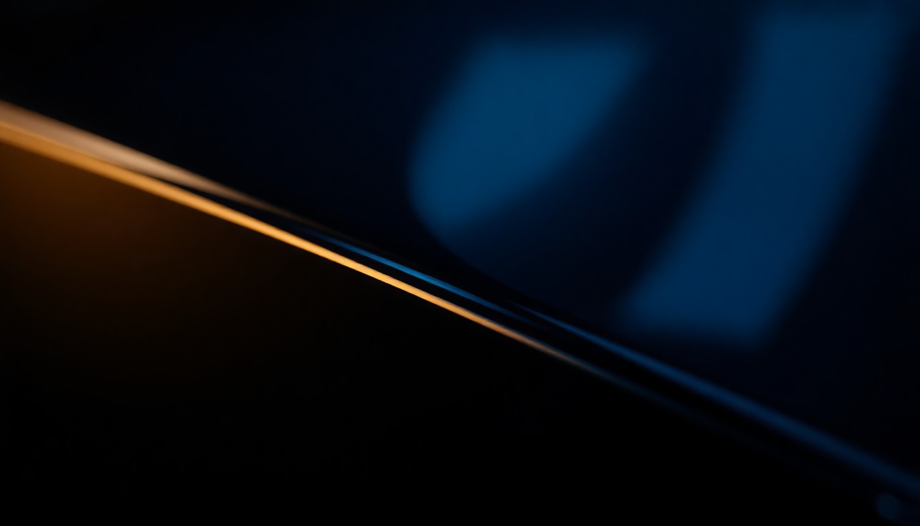 An extreme close-up of a shiny, metallic car part or sensor, captured in dramatic studio lighting to create a high-contrast, abstract, and glamorous visual representation of modern transportation technology.