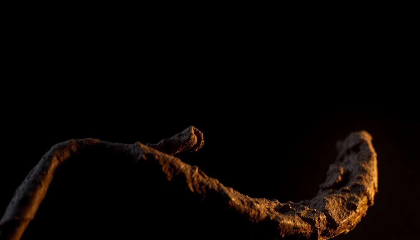 An extreme close-up of a charred, twisted metal object from the fire scene, conceptually illustrating the devastation left behind.