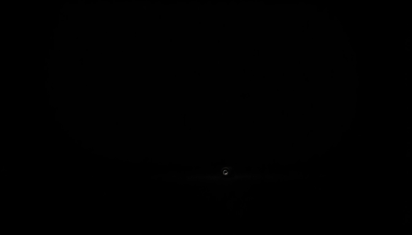 An extreme close-up of a single spent bullet casing on the ground, lit by a harsh, direct camera flash against a pitch-black background, conceptually illustrating the violence that erupted near a child's birthday celebration.