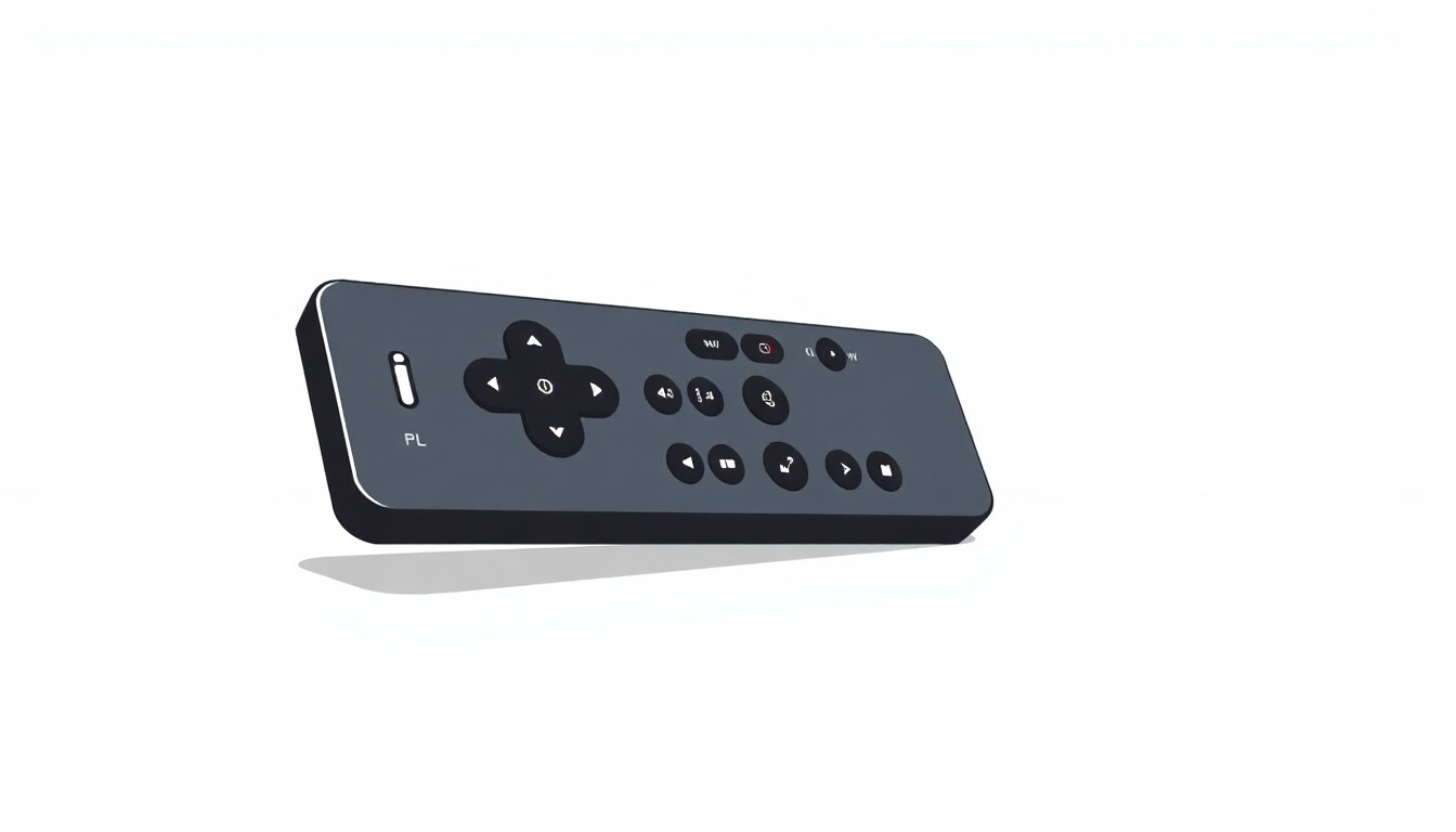 A close-up, high-quality rendering of a simple, geometric streaming device or remote control in muted grey and white tones, conveying the idea of seamless content integration across platforms.