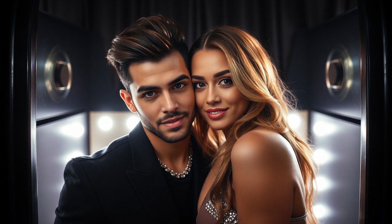 An abstract close-up photograph highlighting the luxurious textures of formal attire, conceptually representing the glamour and celebrity surrounding the WrestleMania event.