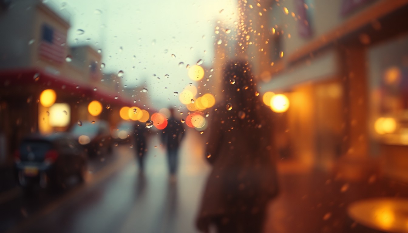 An abstract, out-of-focus image featuring soft, warm pools of light and color, conveying a sense of mystery and intrigue surrounding the remote jobs 08080 concept and its connection to the city of Surat.