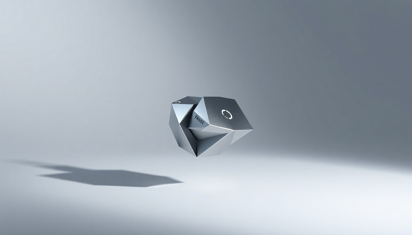 A highly detailed, photorealistic studio photograph of a sleek, metallic medical device component floating against a clean, white background, conveying the precision engineering and advanced technology of Pulnovo's PADN System.