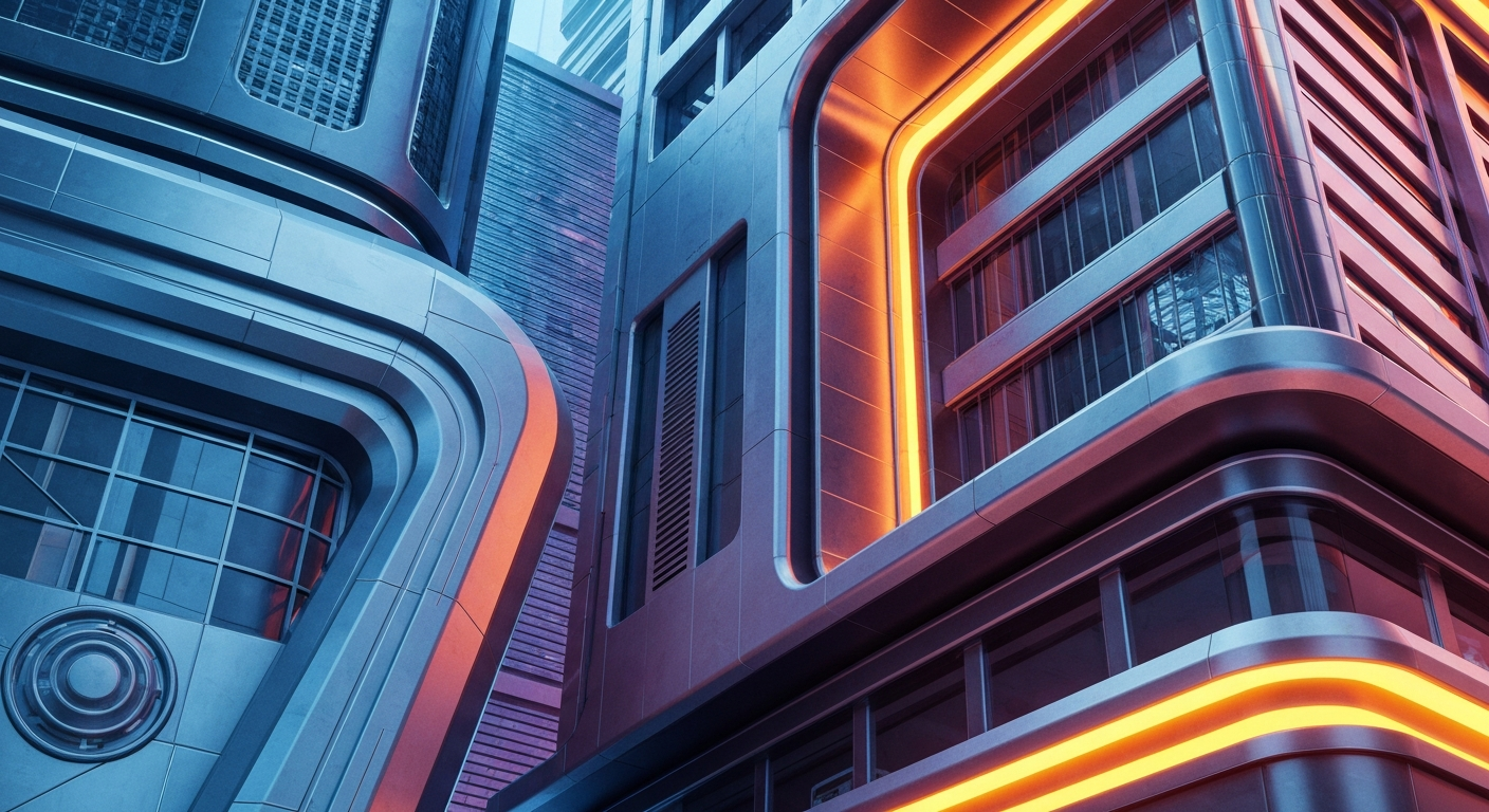 An extreme close-up of intricate, metallic industrial machinery and equipment, conveying the precision and technological sophistication behind Oil-Dri's specialty chemical and filtration products.